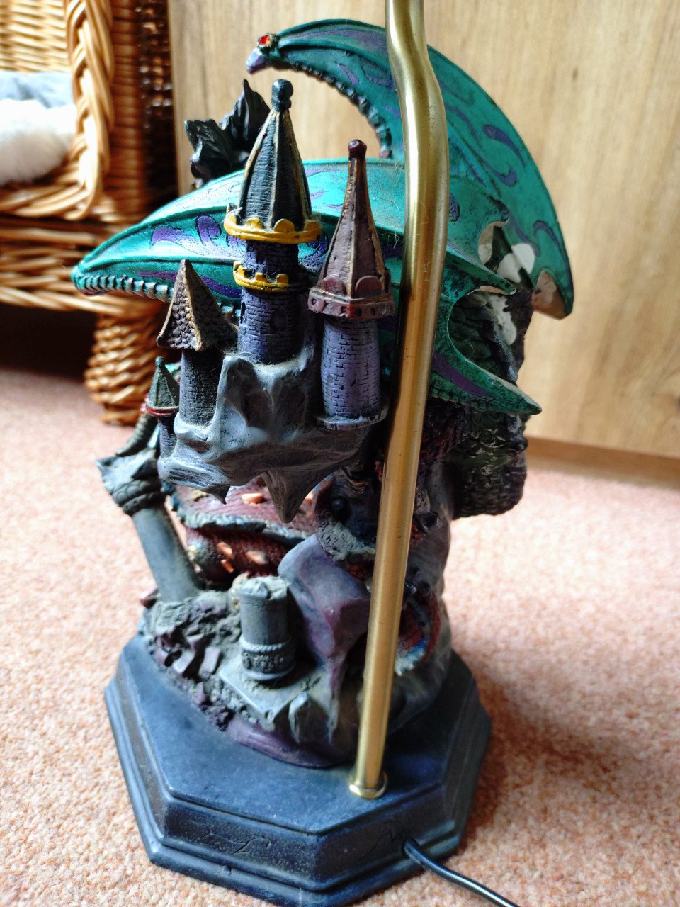 Lamp met draken