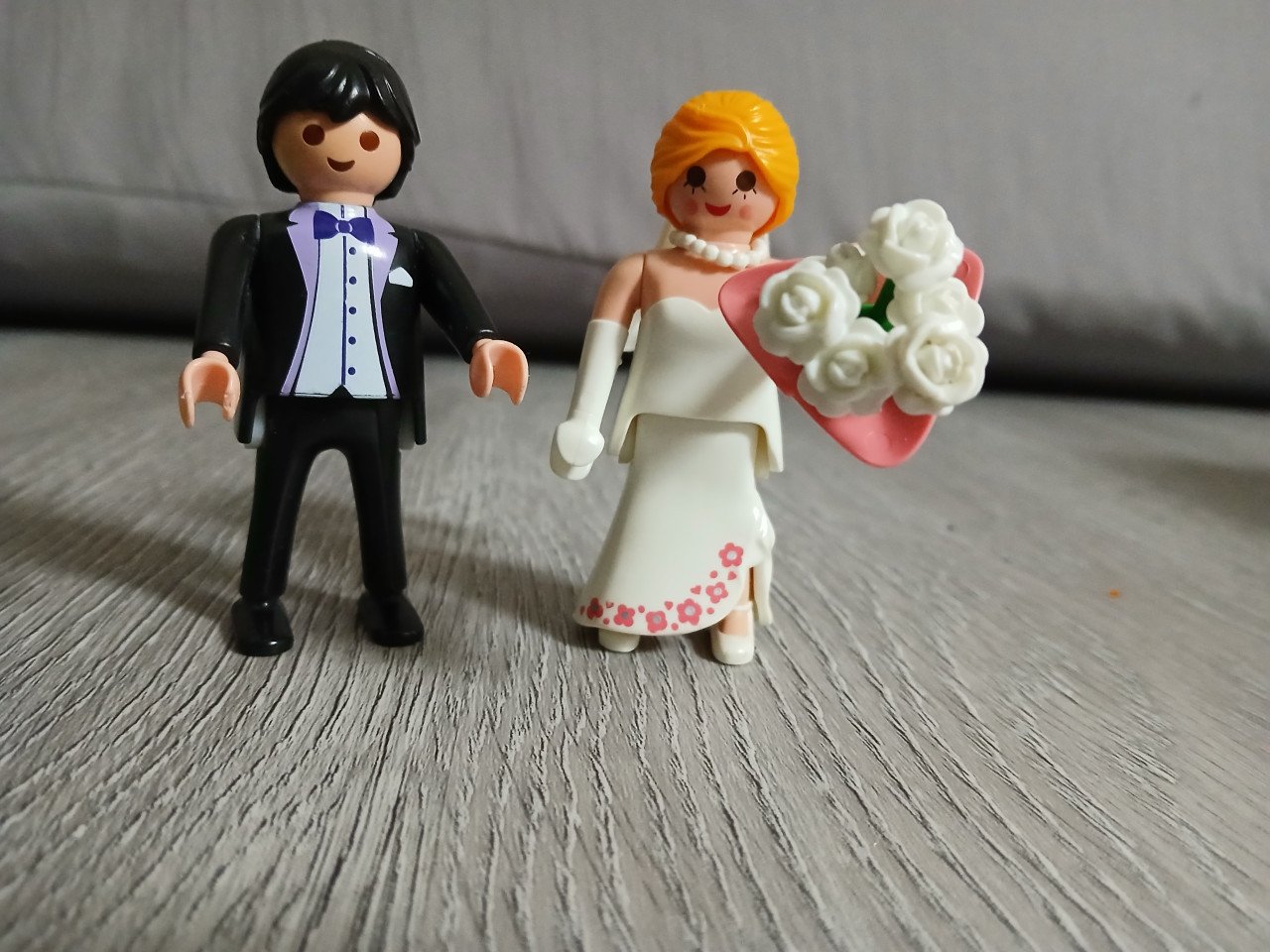 Playmobil bruiloft / trouwerij bruid & bruidegom + auto, 6871