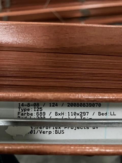 Partij gebruikte Jaloezieën ( 20 stuks ) van Veroflex Projects BV