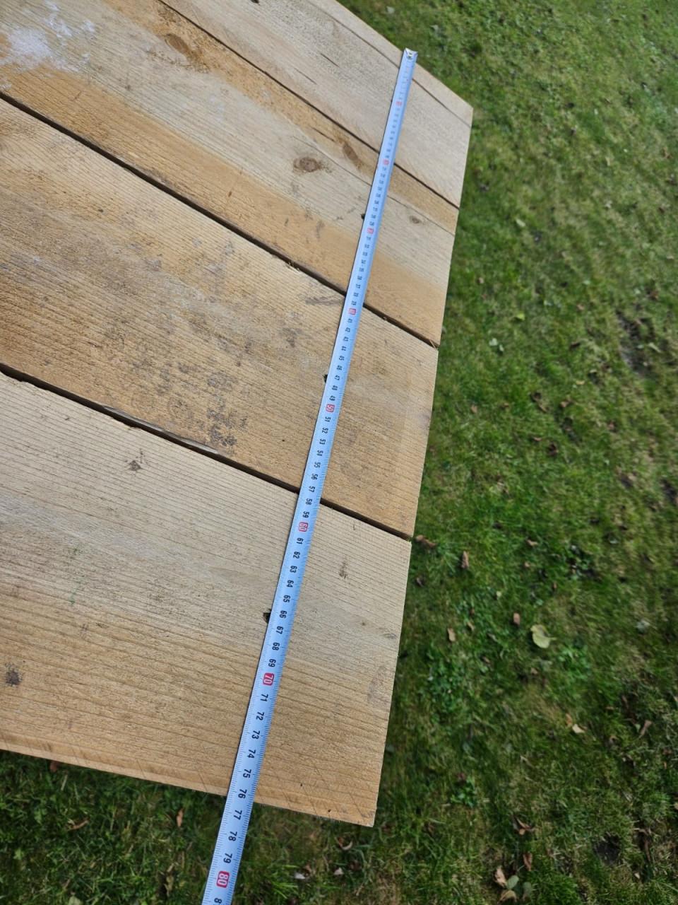Bartafel, statafel 2 stuks van steigerhout voor Tuin of BBQ feest.