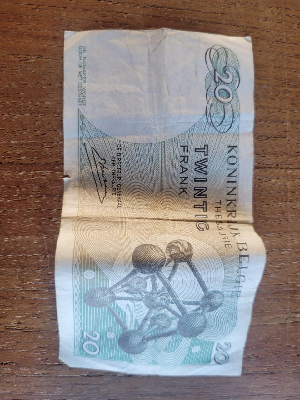 Belgisch bankbiljet van 20 Frank