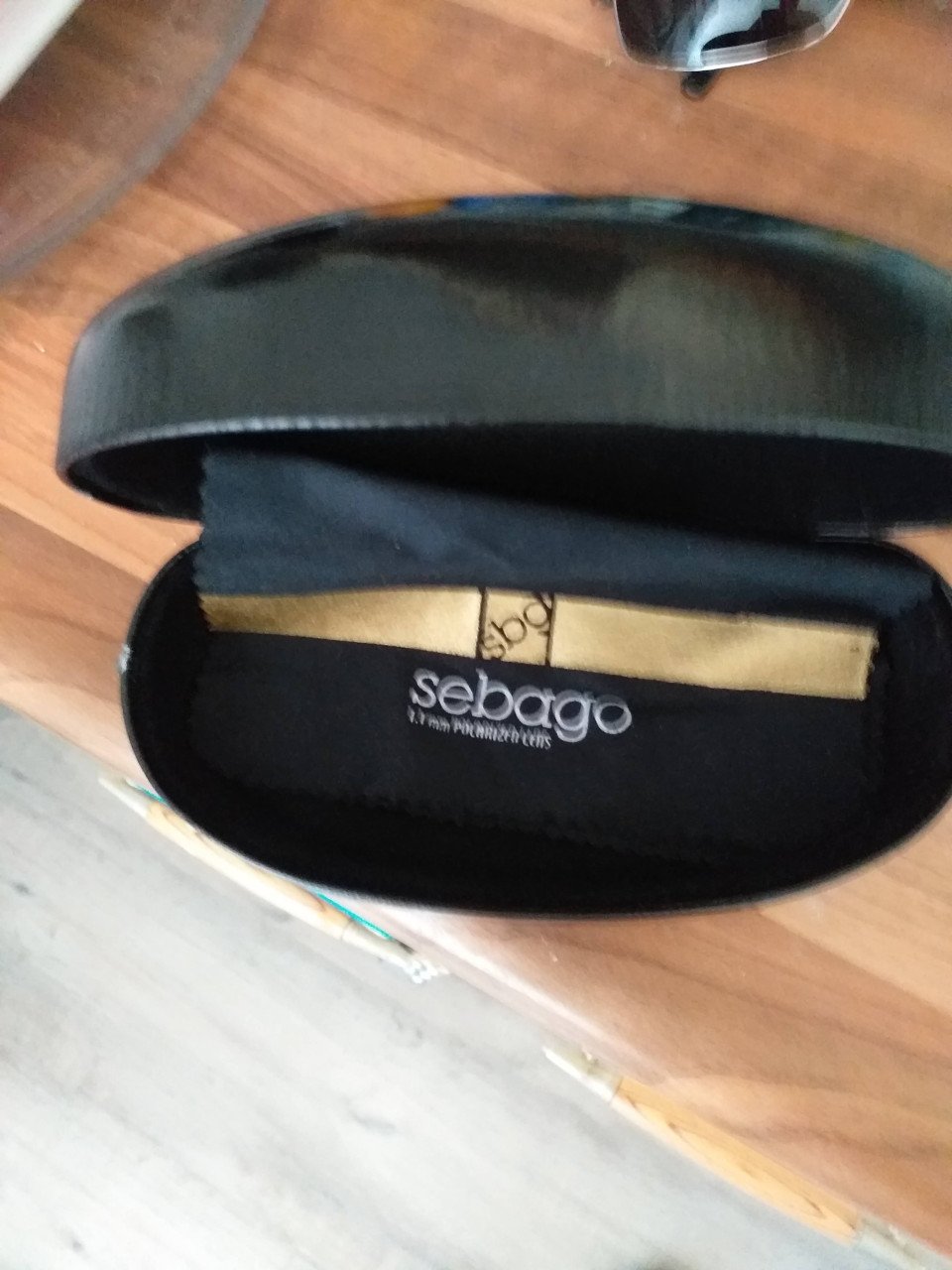 Sebago Leren slippers eenmaal gedragen polarized glas