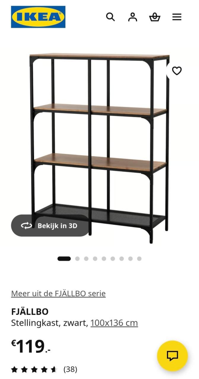 IKEA Fjällbo kasten