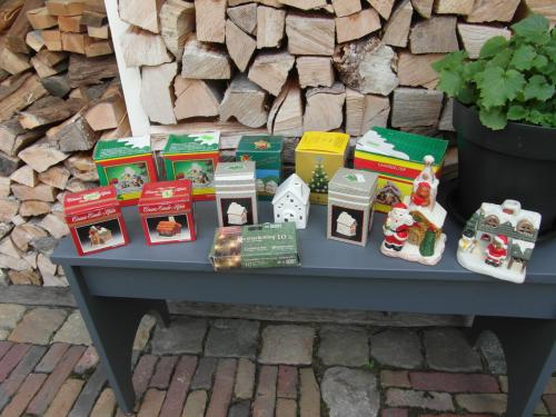 Kersthuisjes.