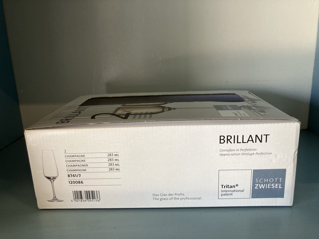 Schott Zwiesel Brillant set van 2 champagne glazen
