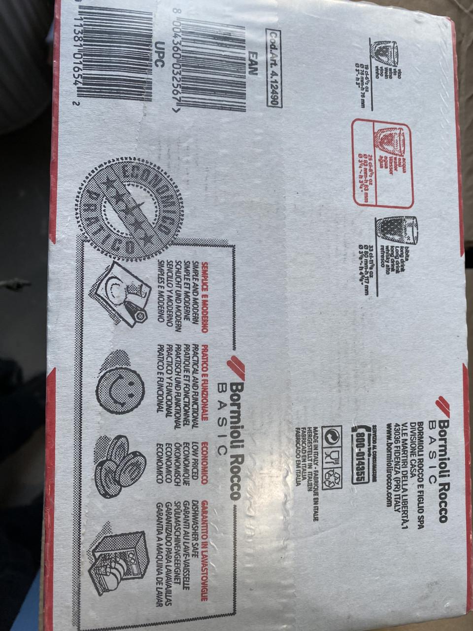 Italiaanse Water/wijnglazen