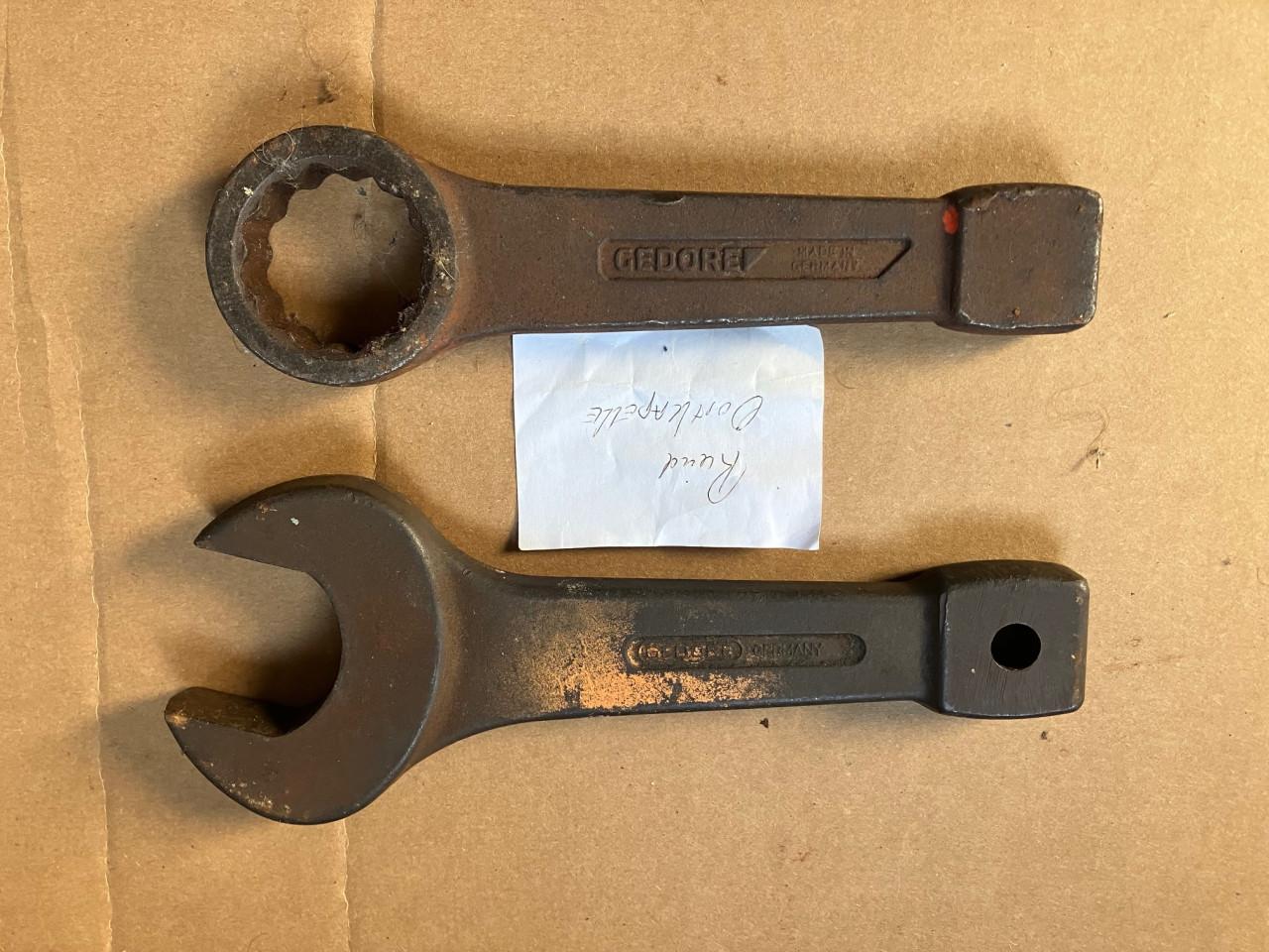 Gedore slagsleutels 36 en 41 mm