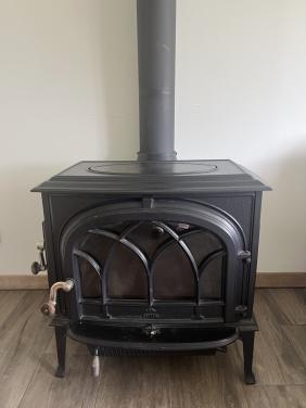 Houtkachel geschikt voor hout tot 55 cm