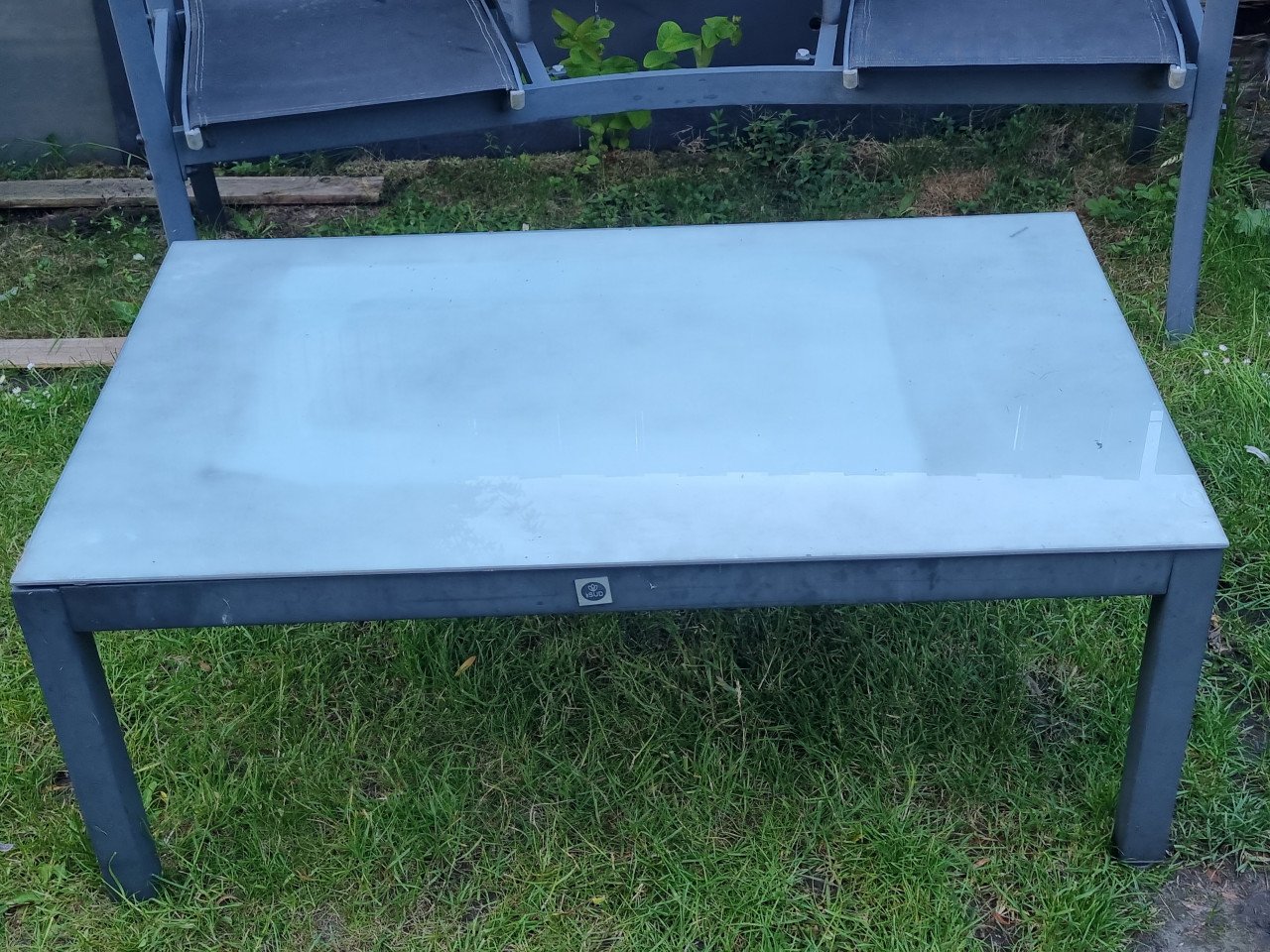 Tuinset, tafels, stoelen, dubbelzit