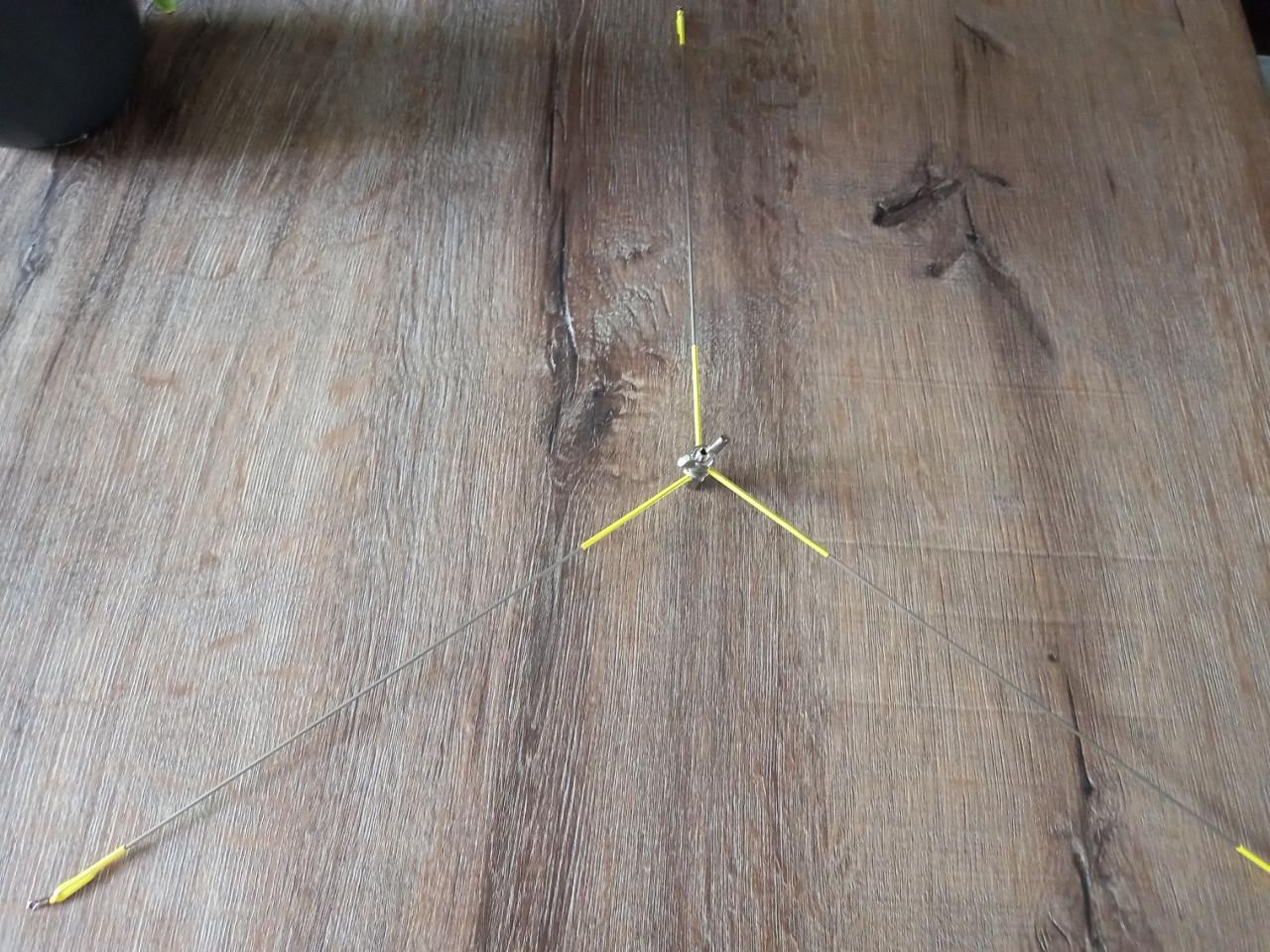 Toch maar weer nieuwe Helikopter/Paraplu onderlijnen gemaakt