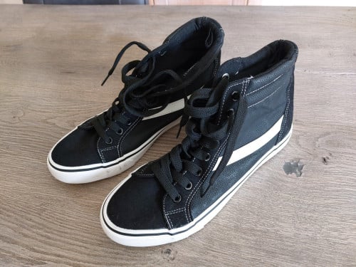Zwart/wit sneakers maat 39 (6)