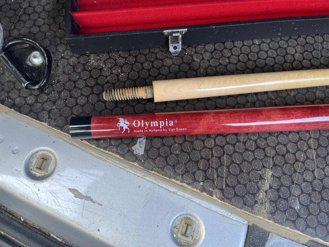 Biljart keu Merk Olympia met koffer