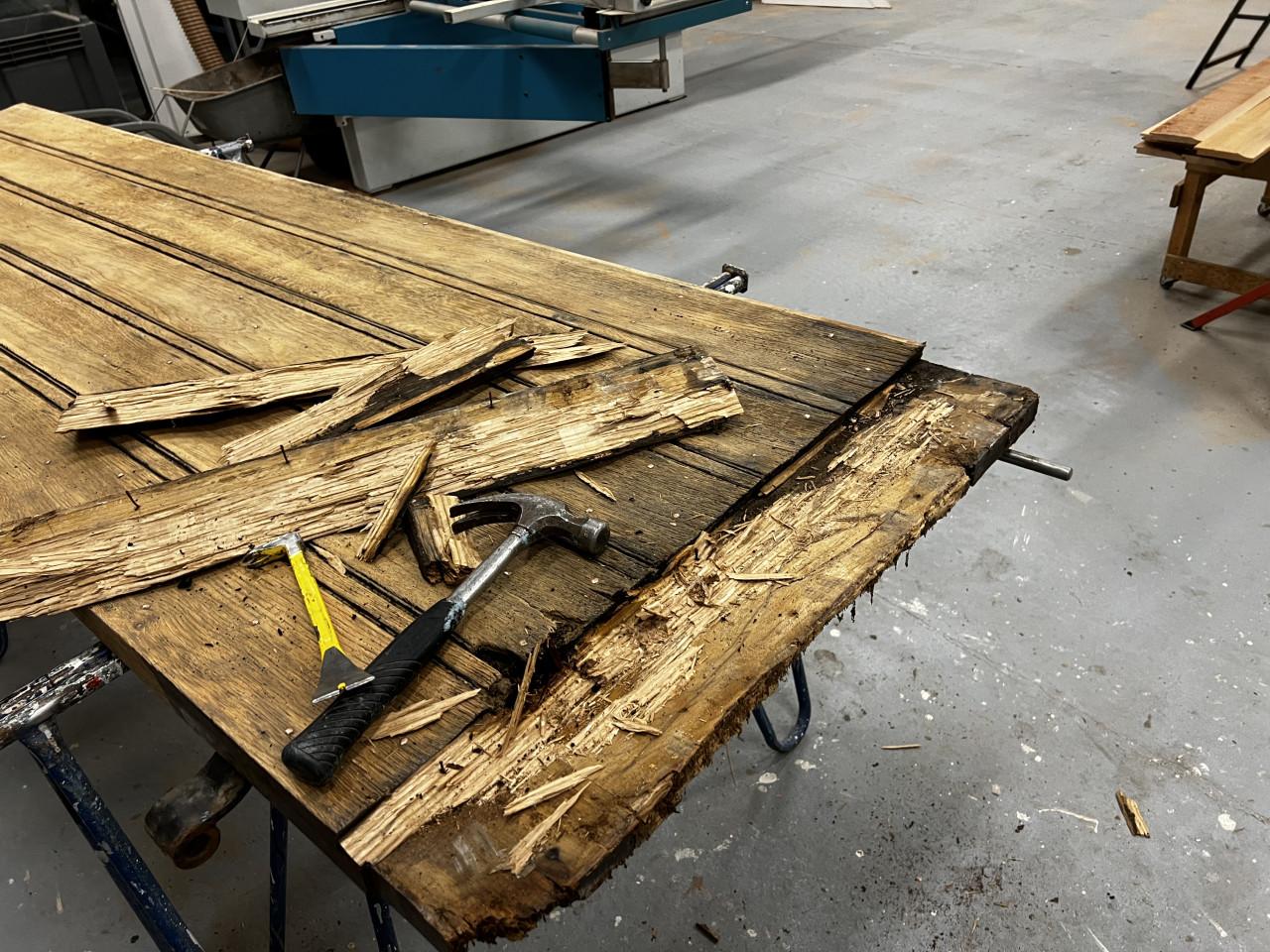 Hout rot sanering/ timmerwerk