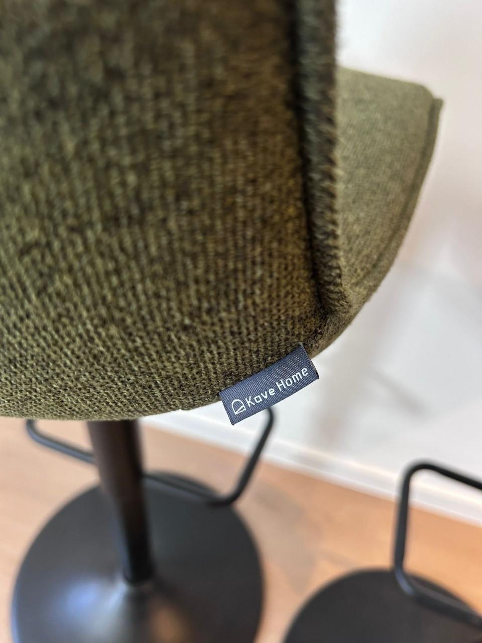 2 bar-krukken te koop groen/zwart