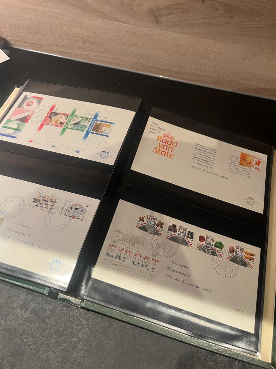 Album met FDC's Nederland waaronder oude enveloppen