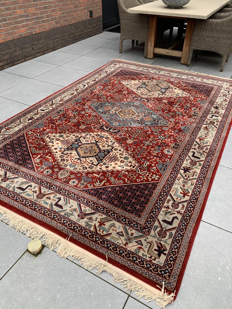 ✨Prachtig Sfeervol Vintage Vloerkleed van Zuiver Scheerwol✨300 bij 200 cm❣️