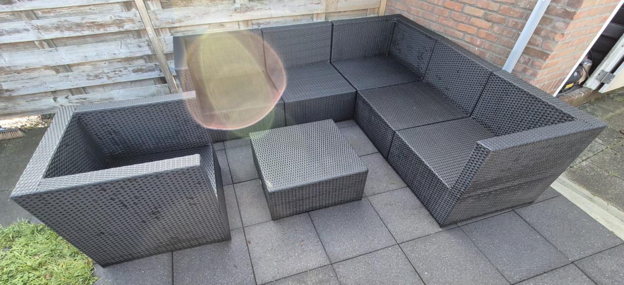Compleet Loungeset 240 x 240 cm (Bezorging mogelijk )