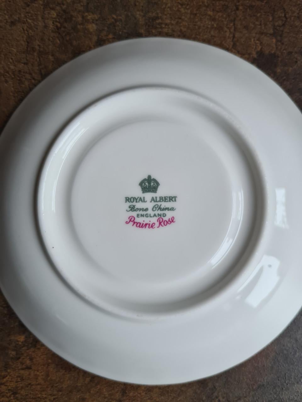 Royal Albert Prairie Rose theekop en schotel