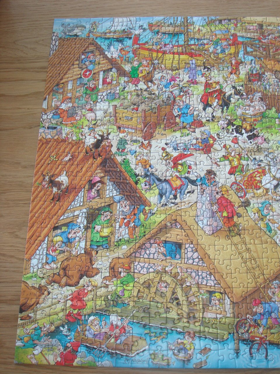 Te koop Complete grappige Time Travel puzzel Classical era 1000 Stukjes