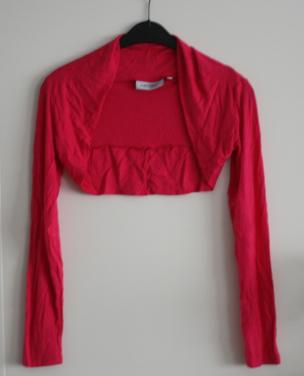 Rood roze bolero maat s