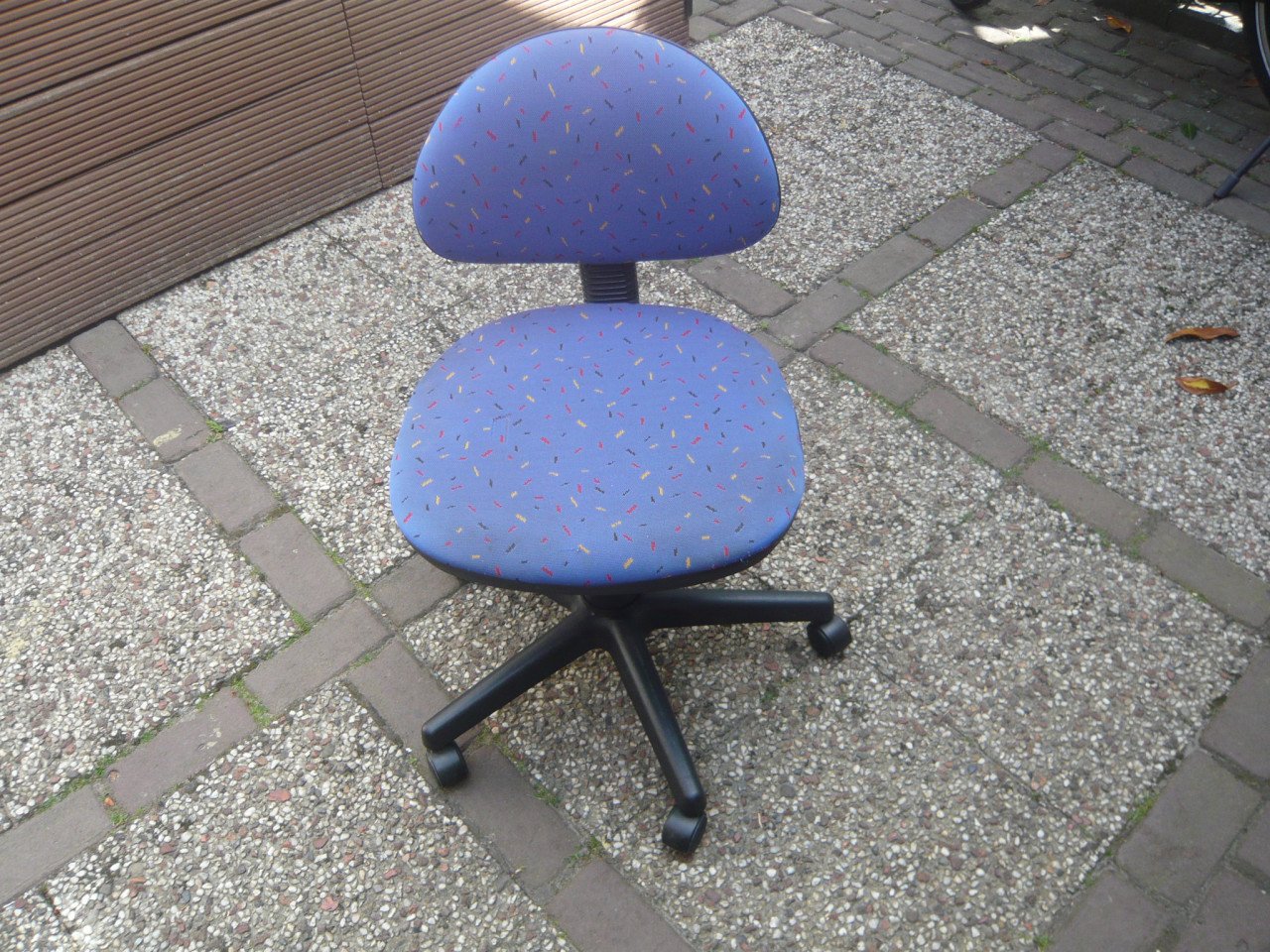 Vintage Bureautje met bureaustoel