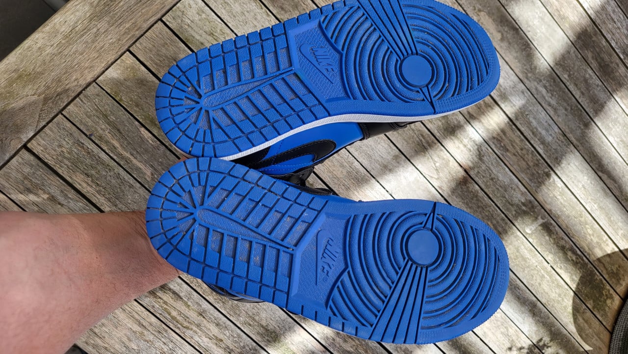 Nike Jordan 1 mid - Zwart / Blauw Maat 40,5