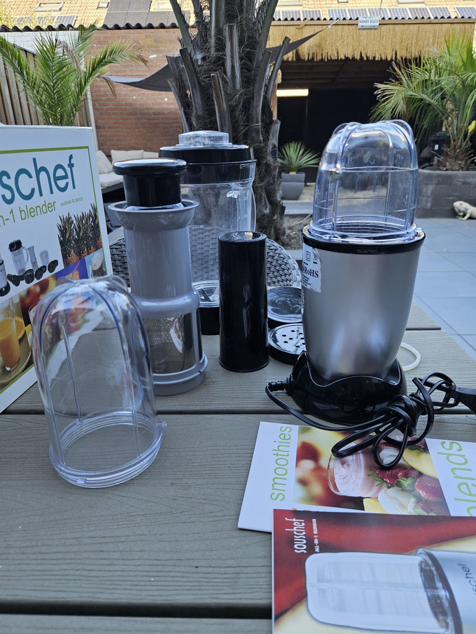 Zgan groot Souschef all-in-1blender-set alles zit nog in de doos...