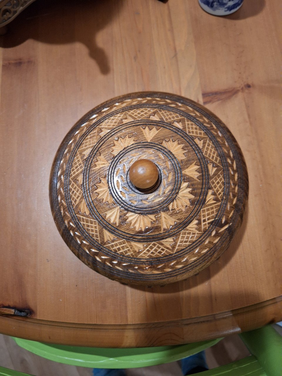 Mooie houten decoratie
