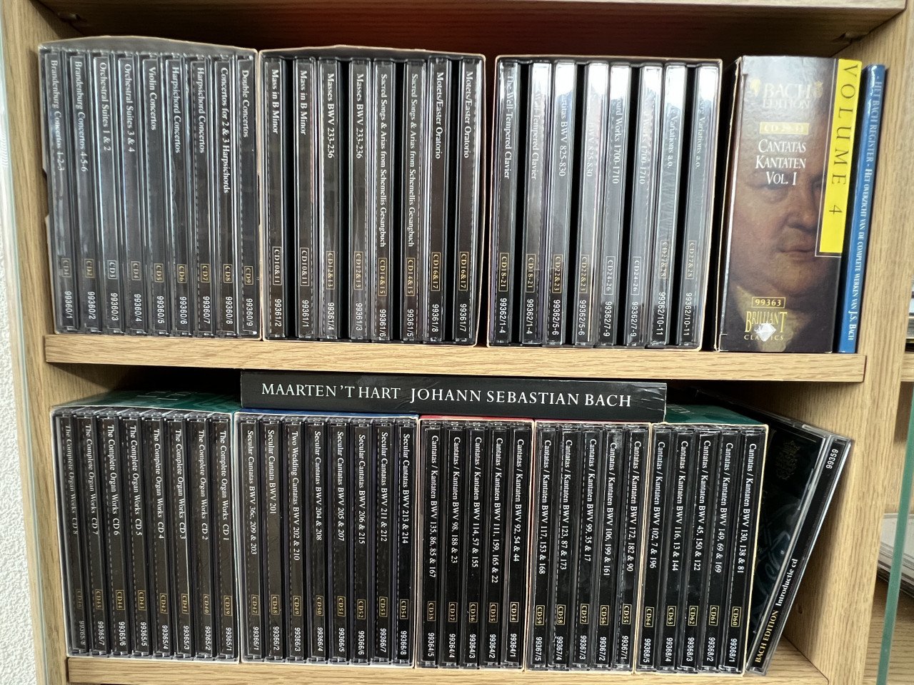 Complete werken JS Bach op cd