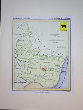 Kaarten Zuid-Beveland gemaakt door J. Kuyper