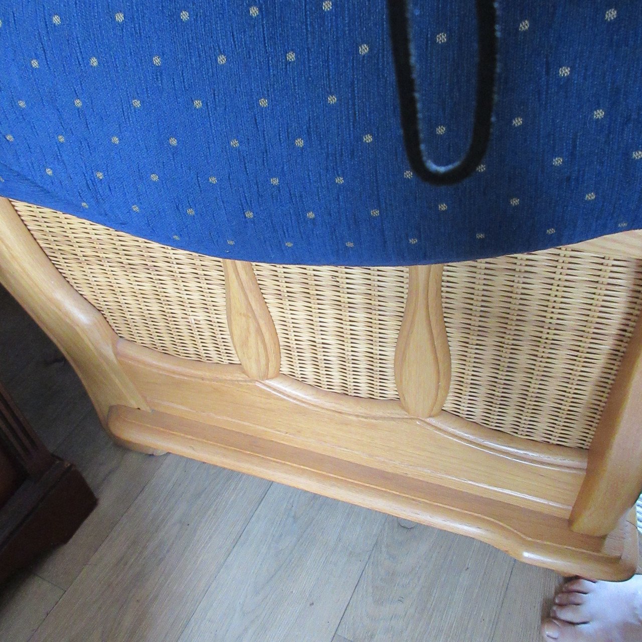 Tweezits met wasbare hoes en twee laden