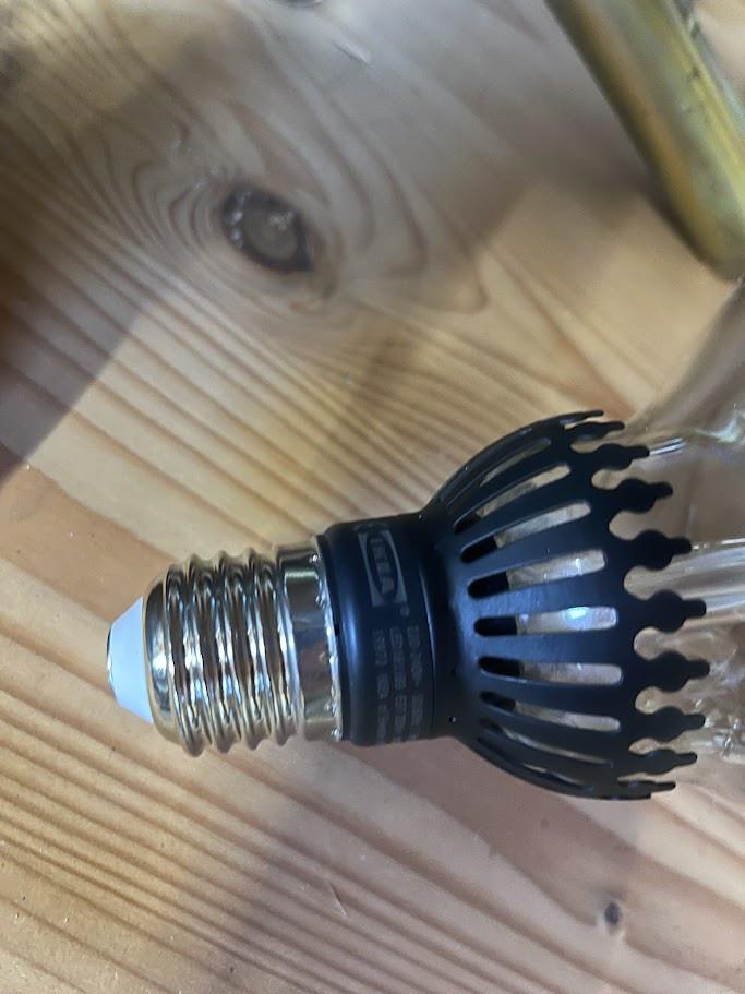 Hanglamp van touw met druppelvormige lichtbron (inclusief)