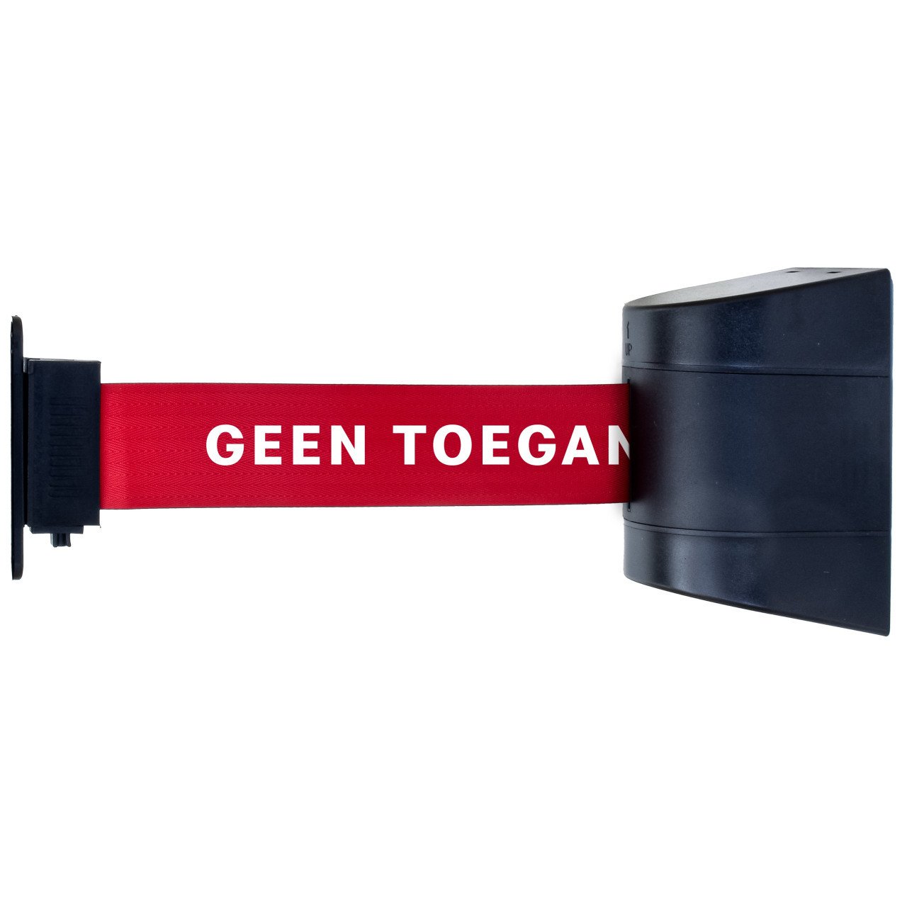 Afzetpalen met koord of treklint