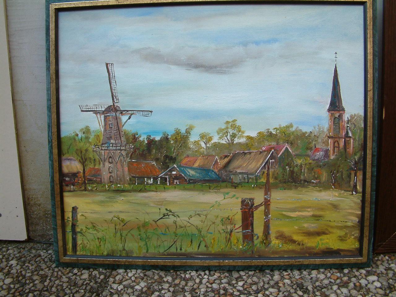 Donkere luchten boven de visserij  -en boerderij