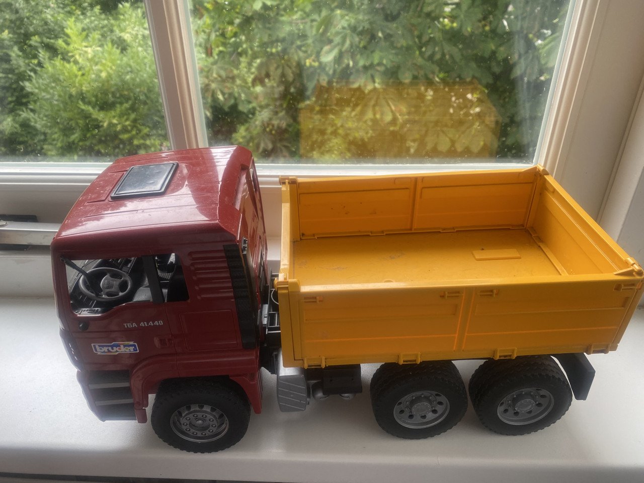 Grote speelgoed auto