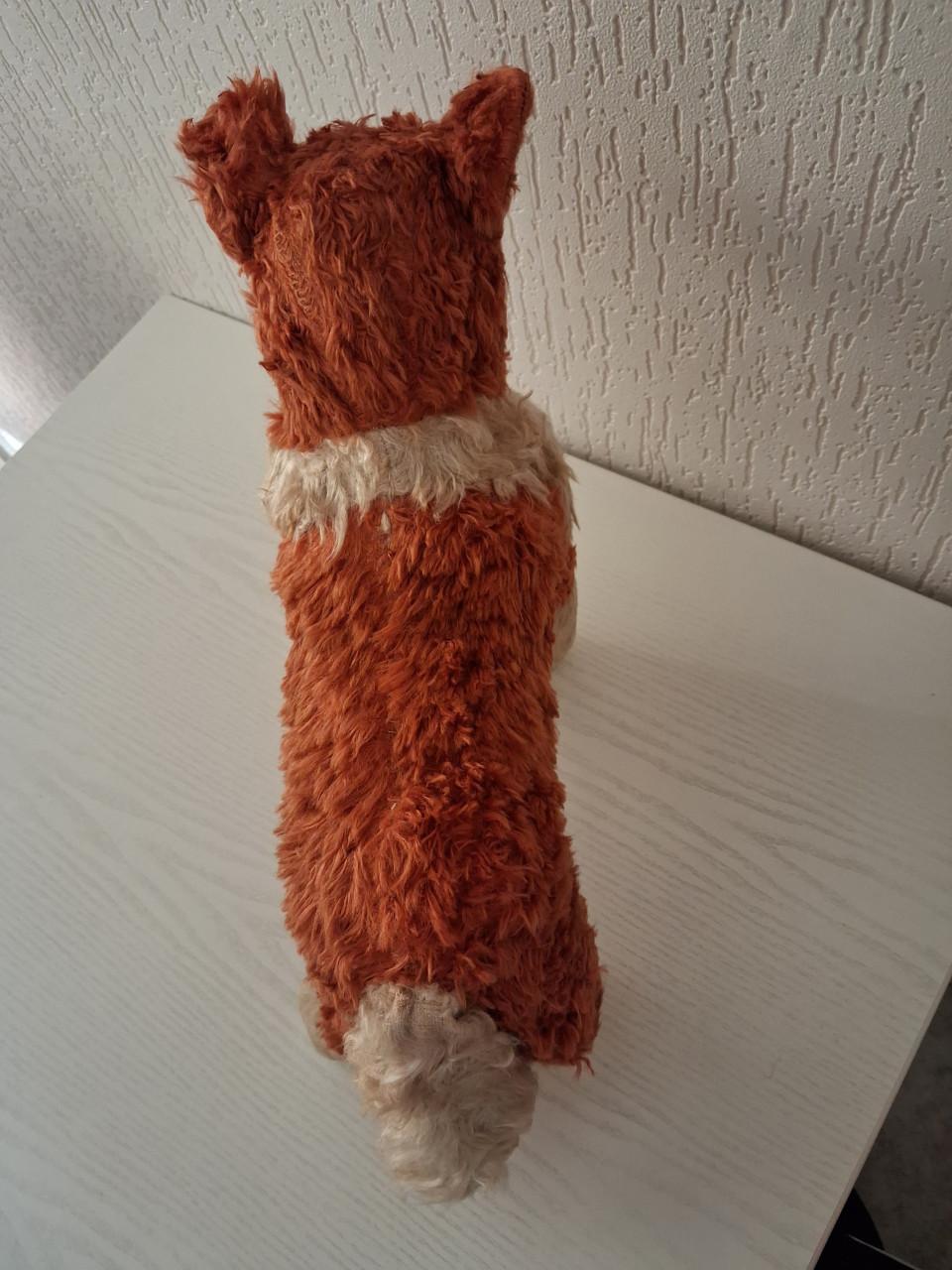 Vintage rubberface Originele Lassie knuffel