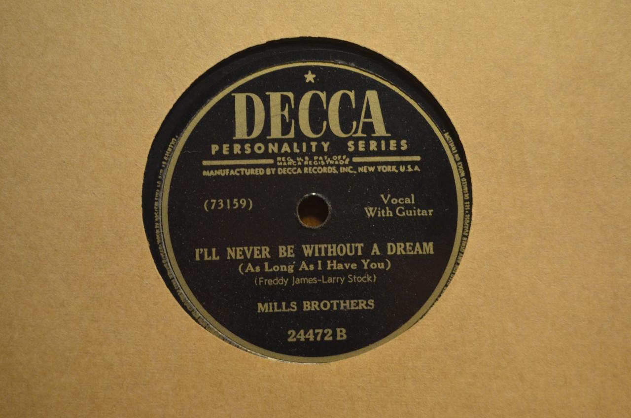 78 rpm Mills Brothers jaren '40 en '50 héél veel stuks. (6)