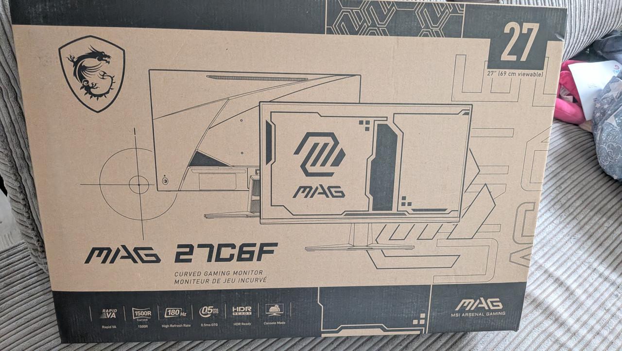 MSI MAG 27C6F Curved Gaming Monitor – Nog verzegeld!