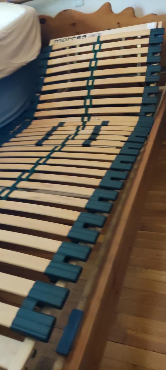 2x Verstelbare bedbodems / lattenbodems 80 x 200 cm in goede staat