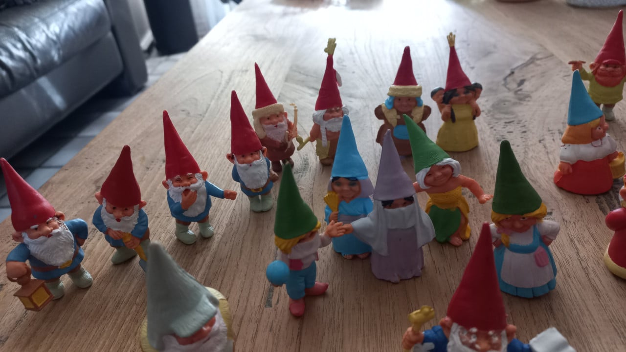 Vintage kabouters van Rien Poortvliet