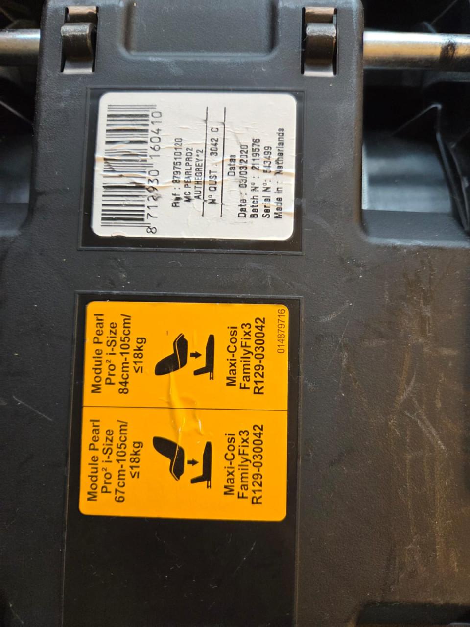 Maxi cosi Pearl pro 2 met base