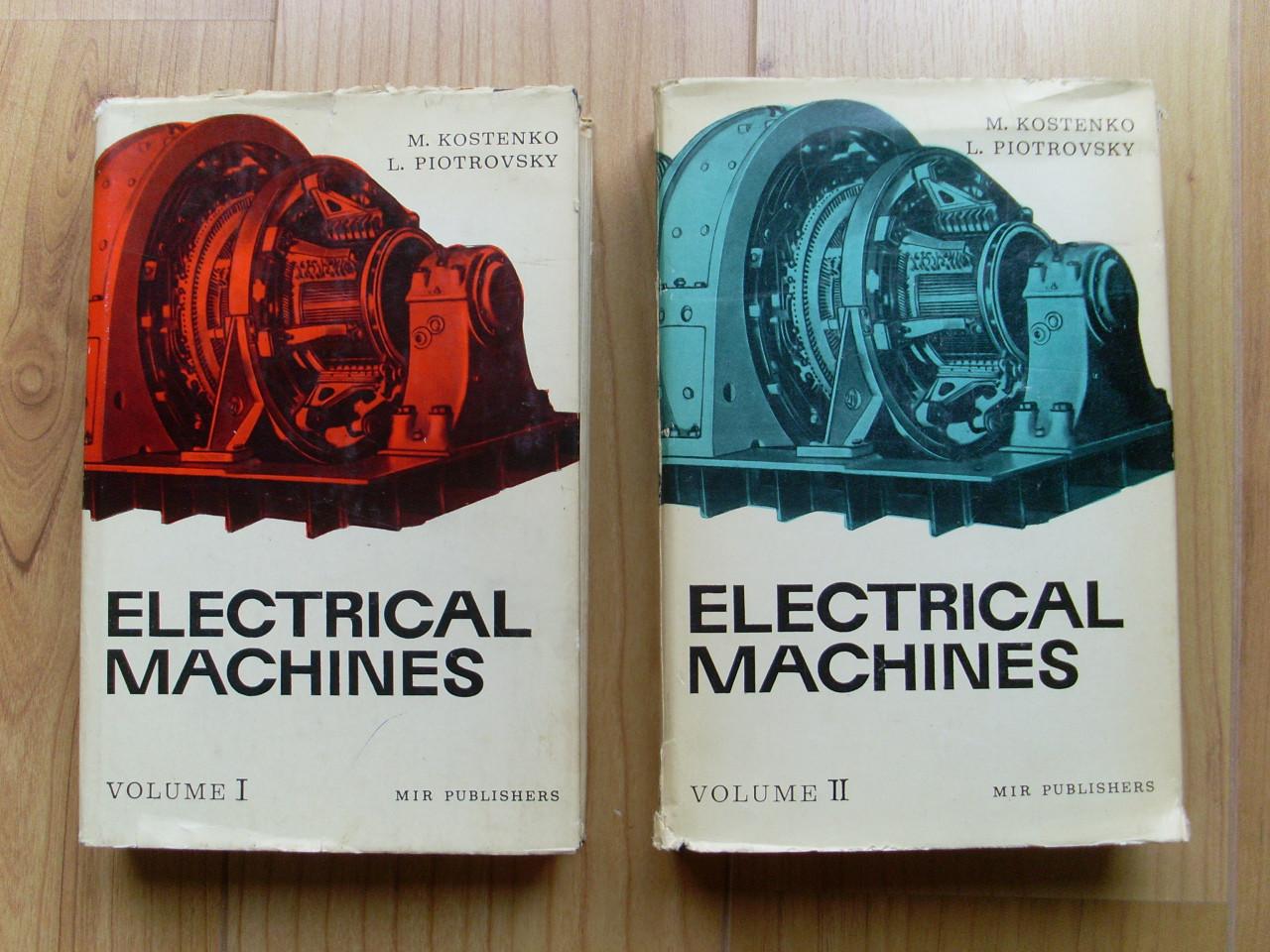 M Kostenko	Electrical machines vol 1 & 2