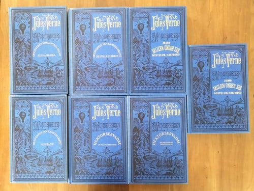 Blauwe boekjes van Jules Verne