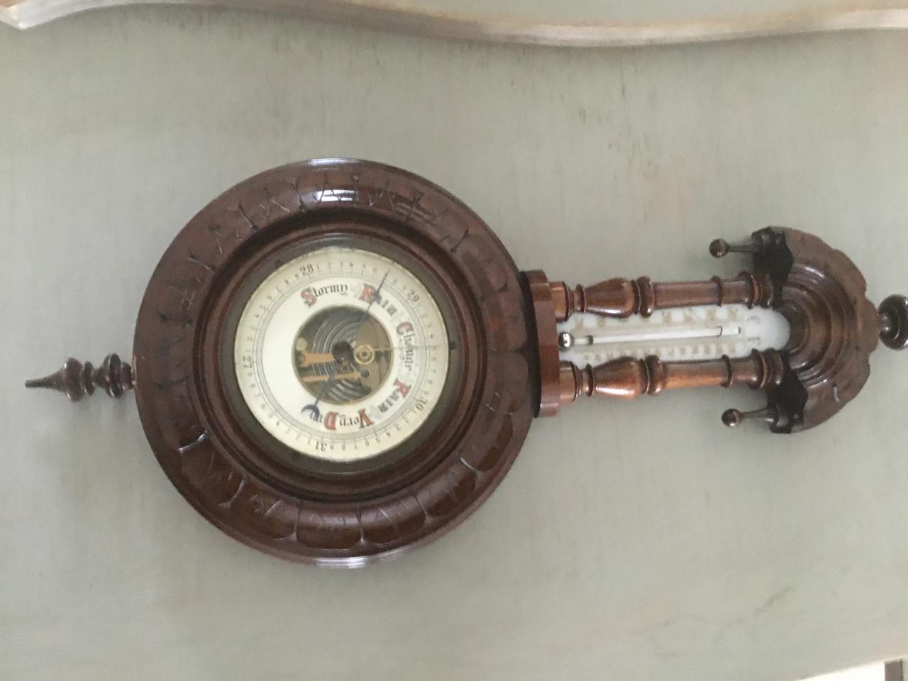 Antieke barometer/ /biedermeier.