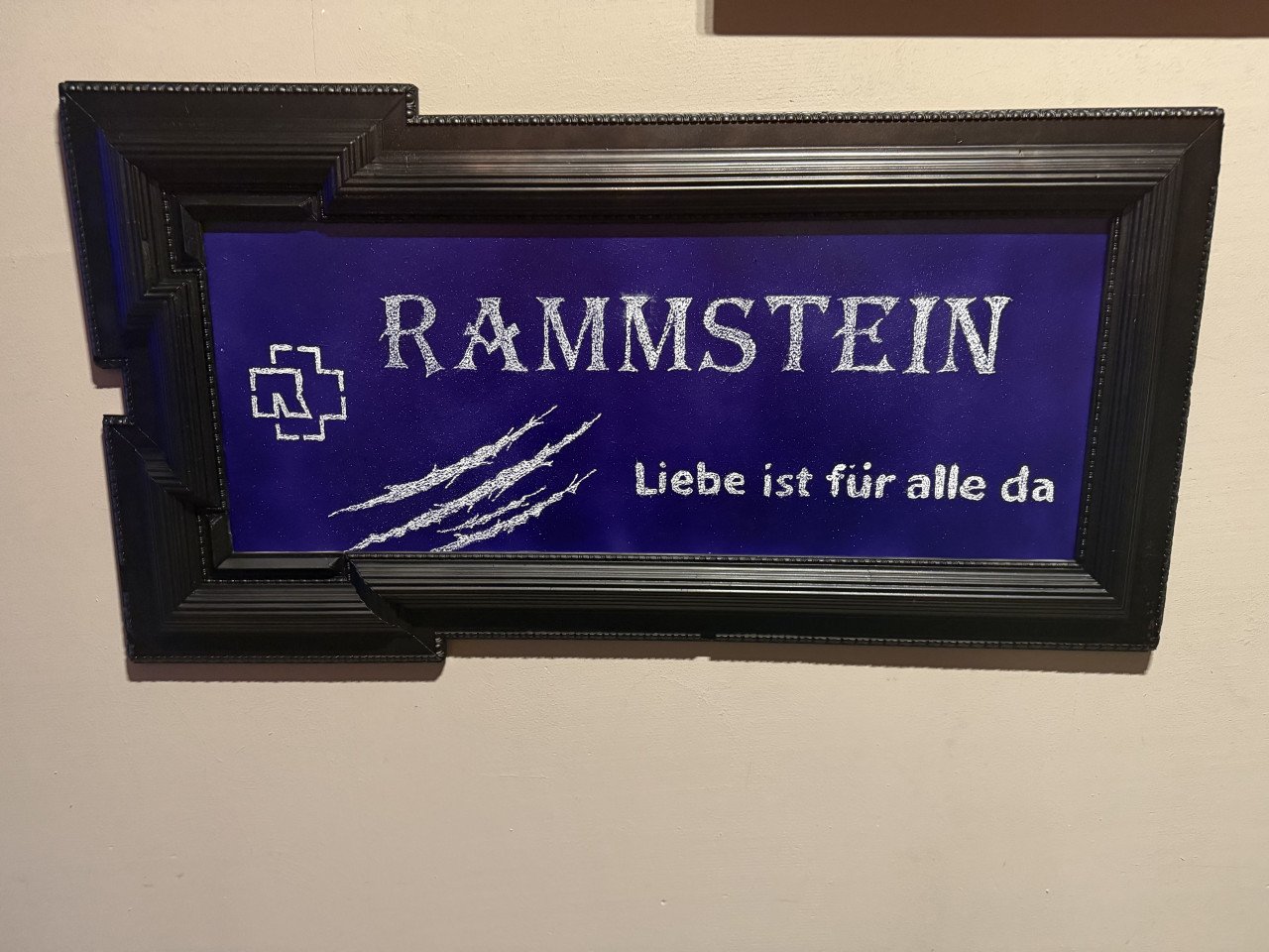 Rammstein artwork 90x50 cm