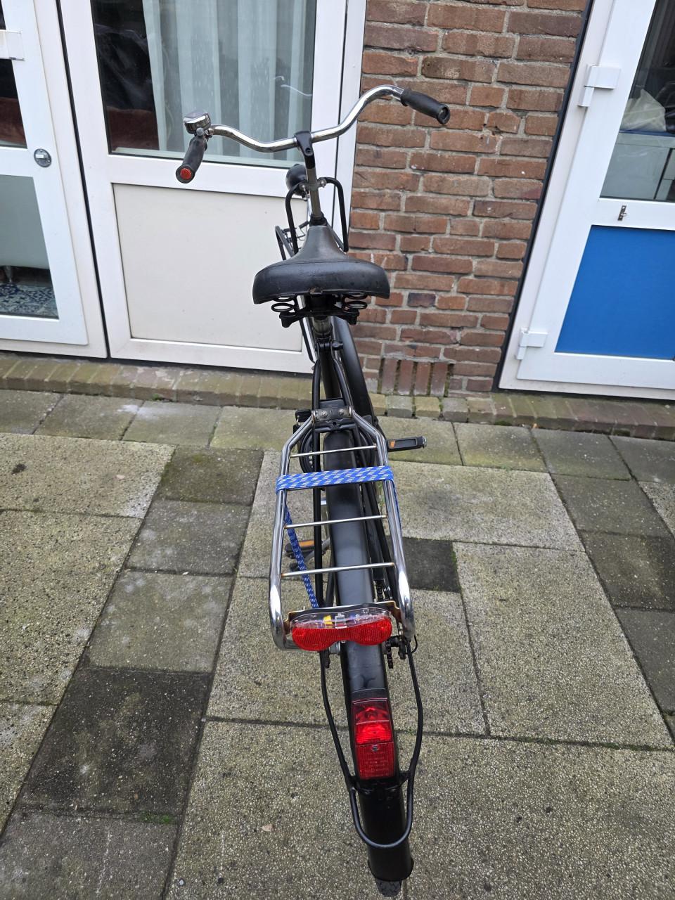 Goed werkend heren fiets Batavus-28inch-Fr.maat 57cm- Traprem achter