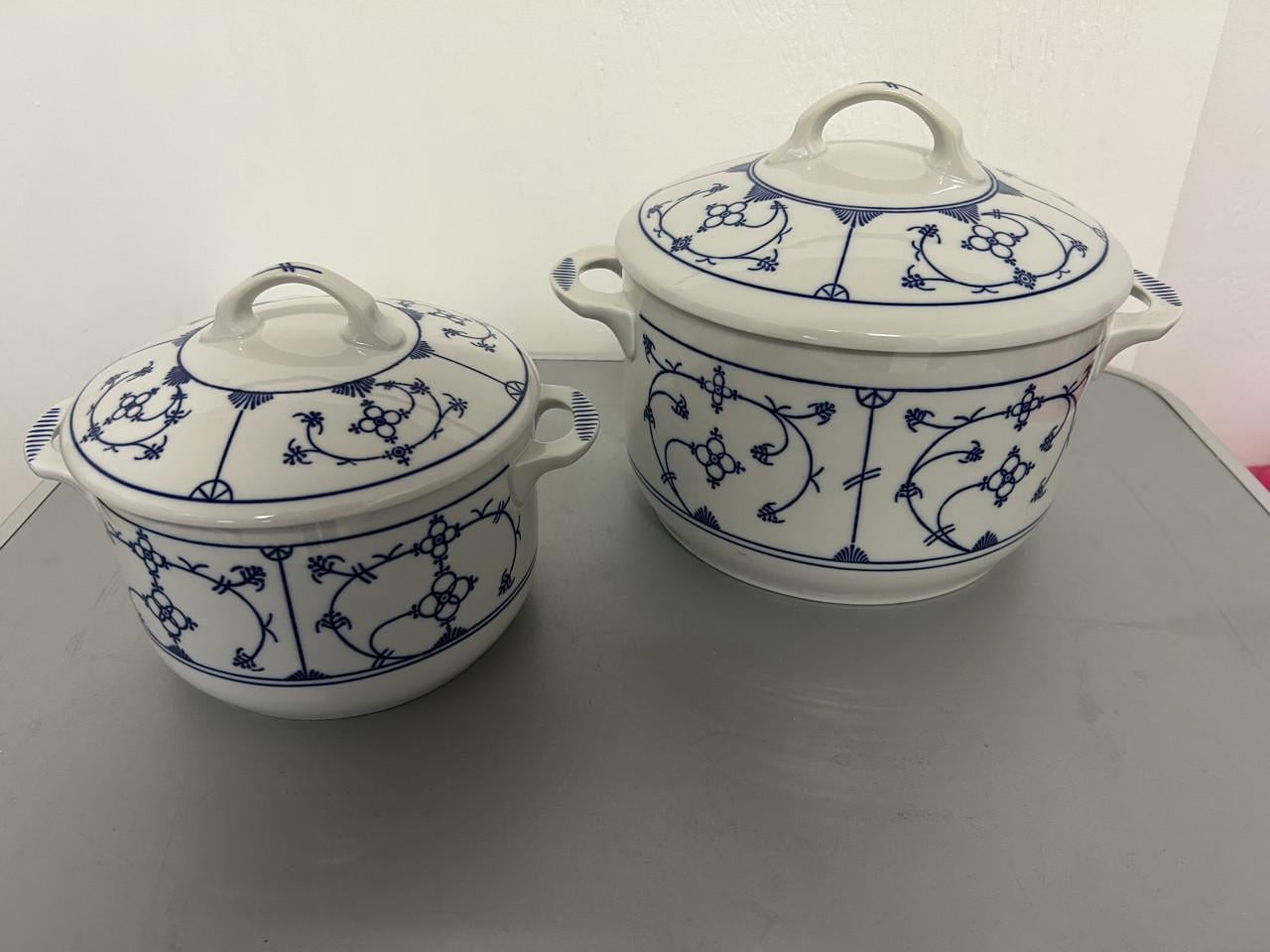 Heel veel....Blau-Saks Jäger servies. Porselein