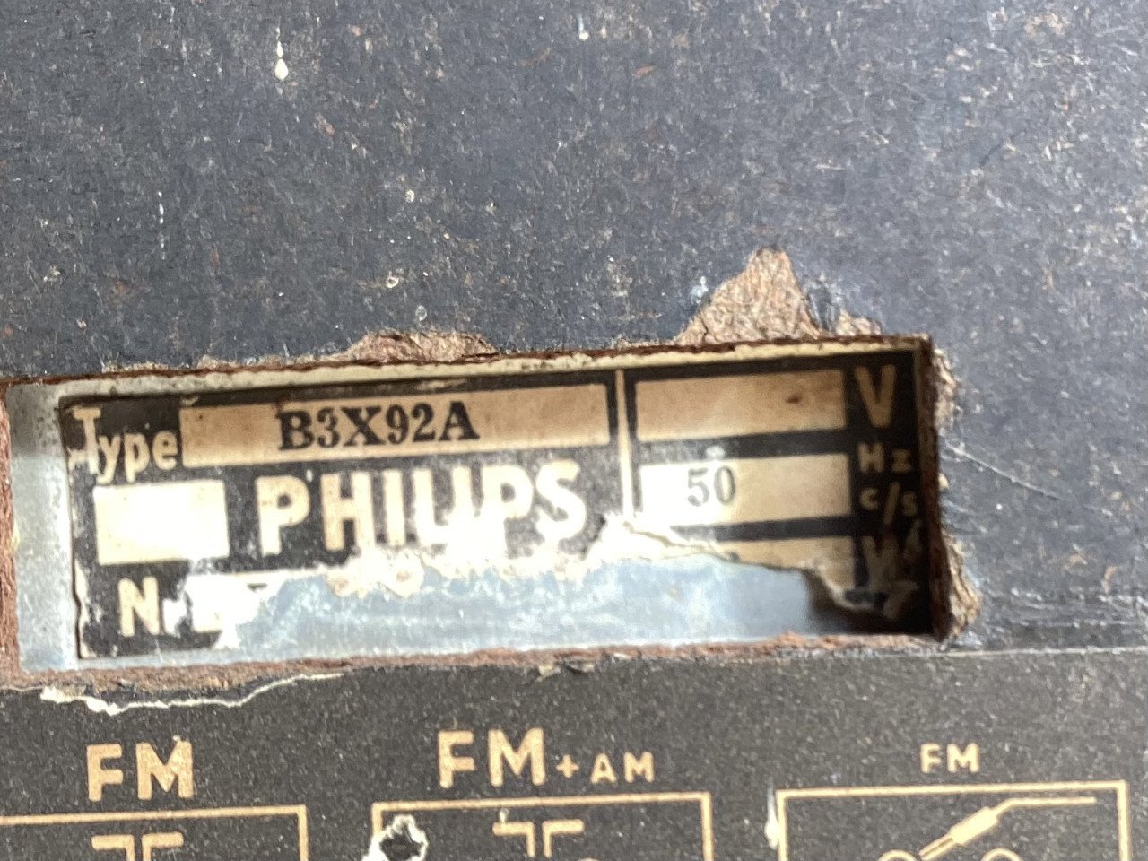 Mooie Philips buizen tafelradio