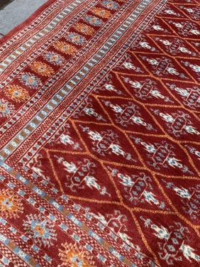 ✨Prachtige Sfeervolle Bohemian-Style Handgeknoopt Vloerkleed✨