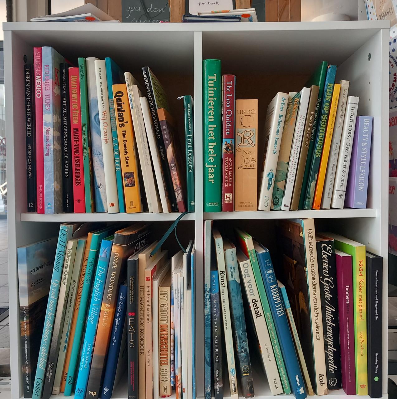 Boeken voor 50 cent per stuk